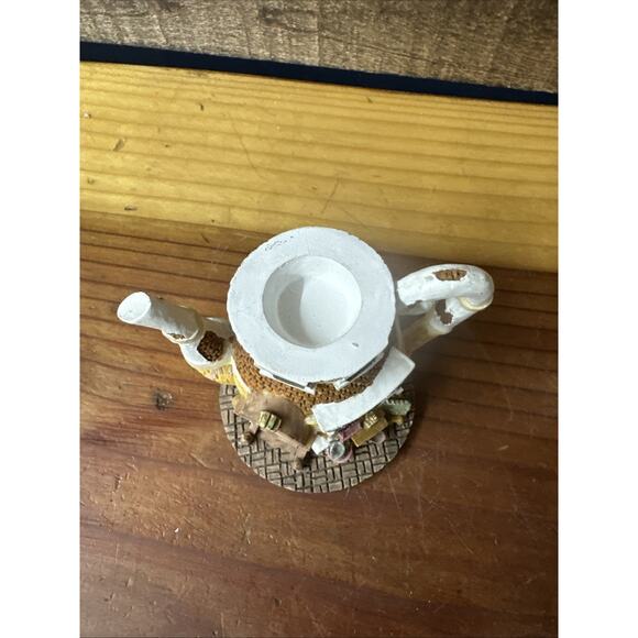 Antiques Shop Hometown Teapot Cottages Miniature Village - Picture 6 of 7